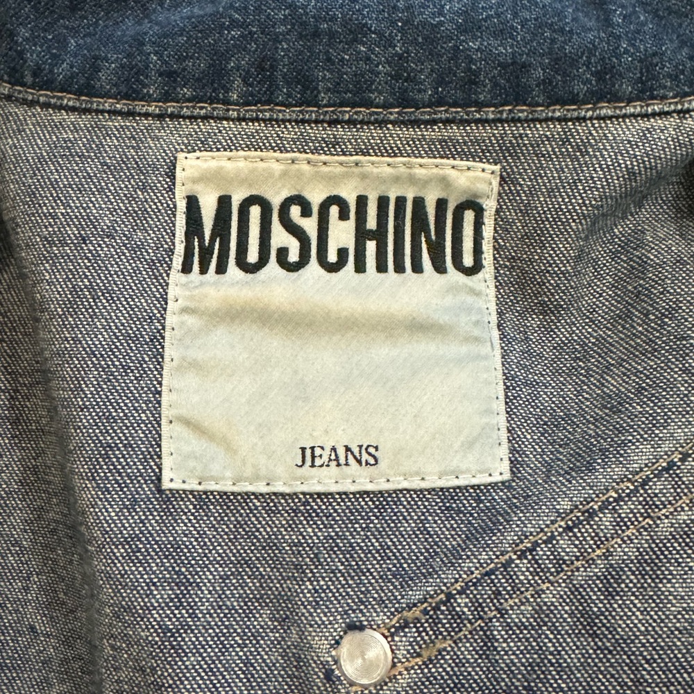 90s Moschino, denim jacket - Picture 4 of 4